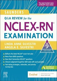 مرور پرسش و پاسخ ساندرز برای آزمون RN ویرایش نهم 2023 Saunders Q &amp; A Review for the NCLEX-RN® Examination