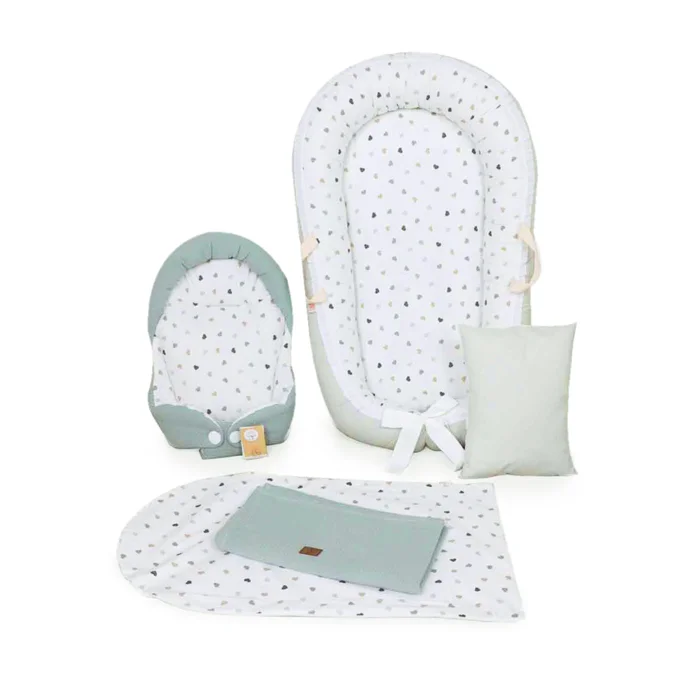 ست تشک لبه دار و آغوشگیر پیکه الا قلب ریز Ela