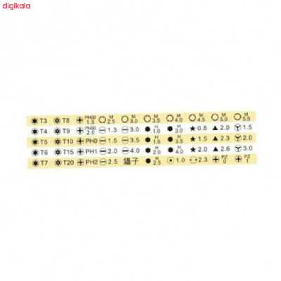 پیچ گوشتی و سری پیچ گوشتی  اردیر مدل 9171 مجموعه 53 عددی