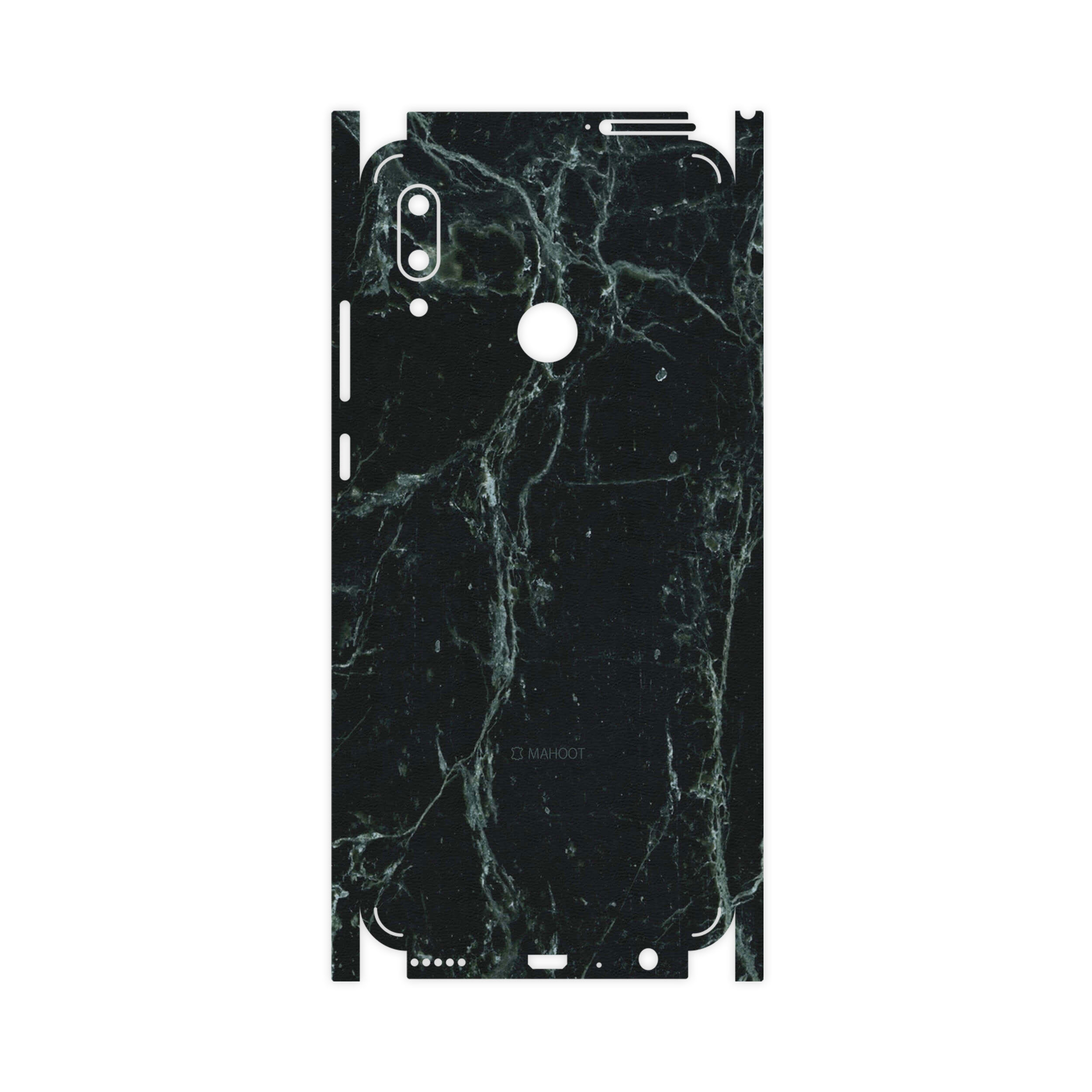 برچسب پوششی ماهوت مدل Graphite-Green-Marble-FullSkin مناسب برای گوشی موبایل هوآوی P Smart 2019