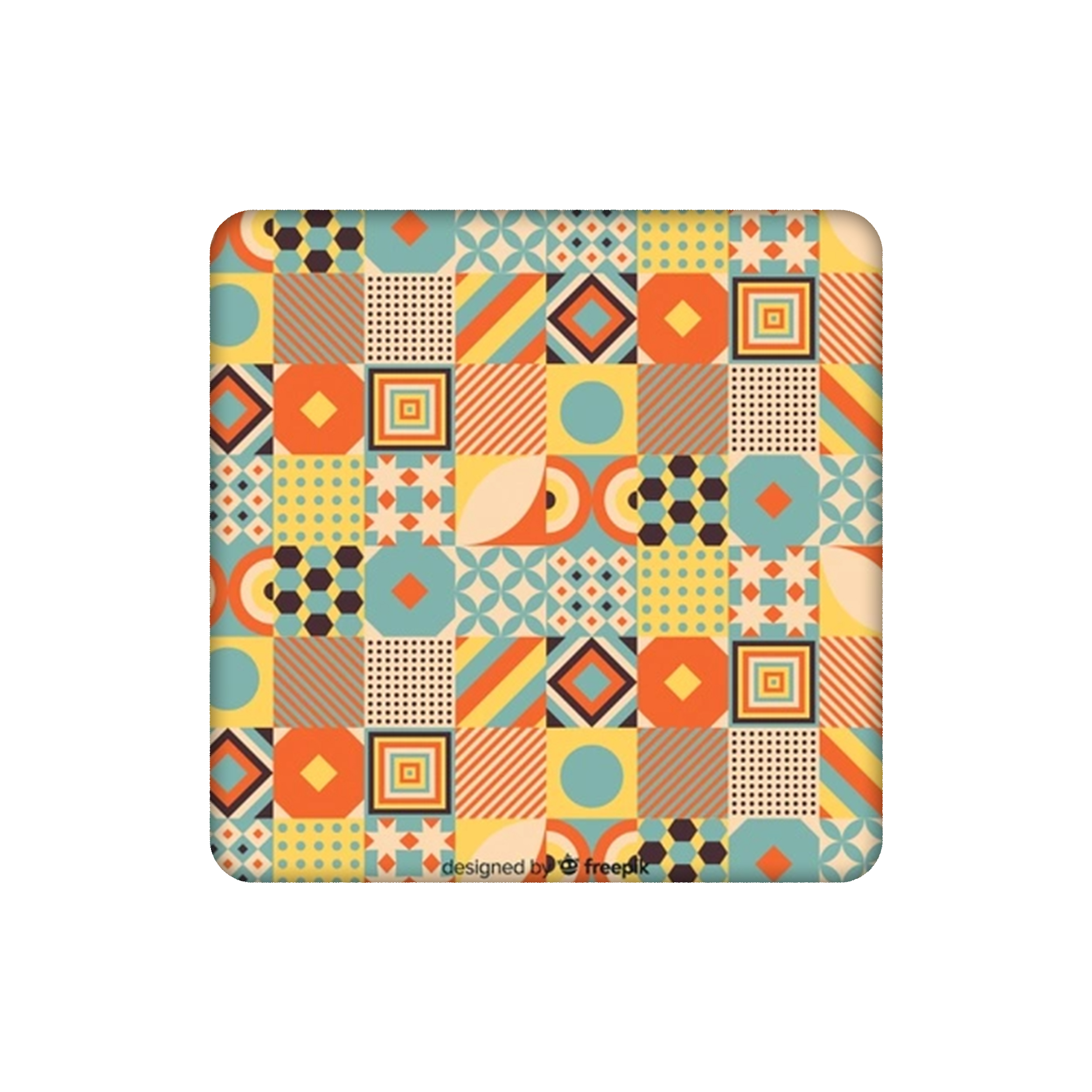 زیرلیوانی طرح کاشی مراکشی کد    5378039