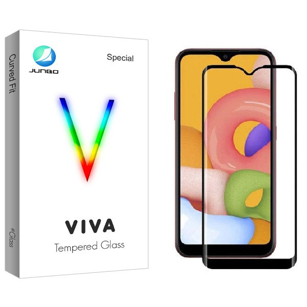 محافظ صفحه نمایش جانبو مدل FUL مناسب برای گوشی موبایل سامسونگ Galaxy A30 | کالا برتری