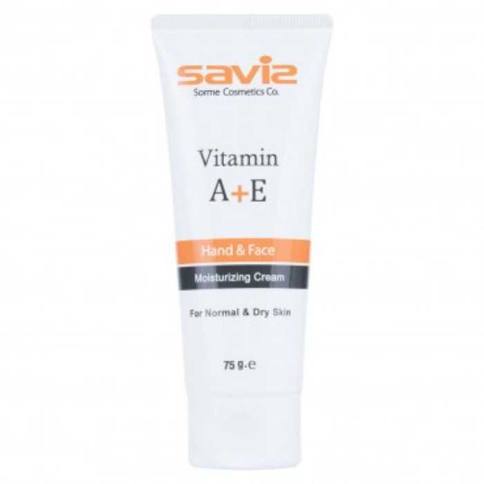 کرم مرطوب کننده ویتامین  A و E تیوپی ساویز 75 میلی لیتر
