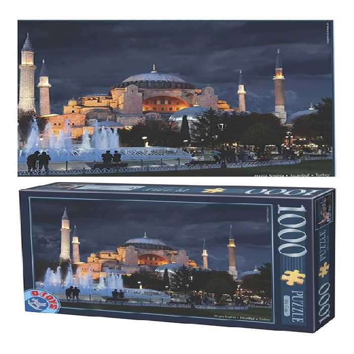 پازل 1000 تکه مناظر شبانه مسجد ایاصوفیه ترکیه NL 11