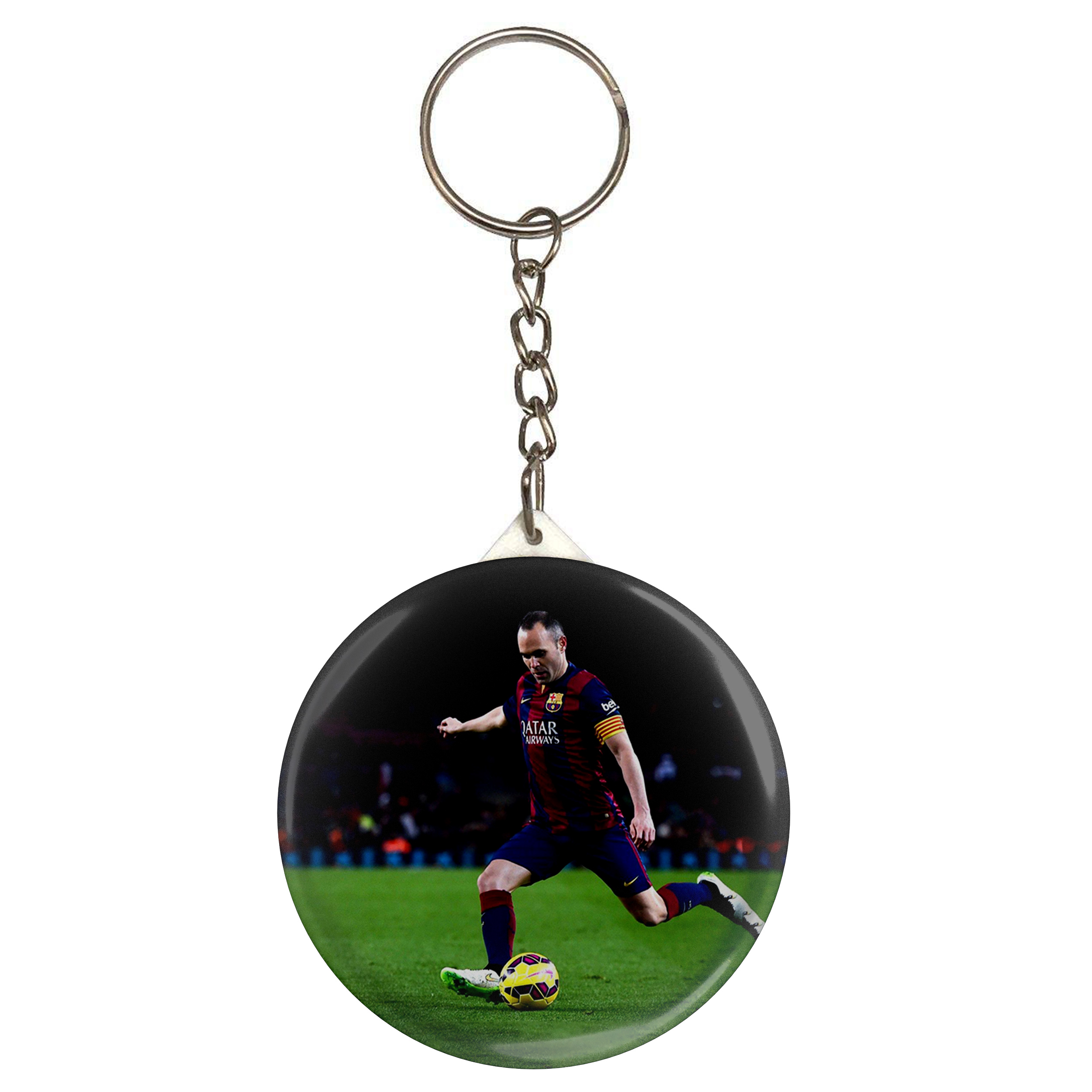 جاکلیدی طرح بازیکن بارسلونا اسپانیا آندرس اینیستا مدل S4672 