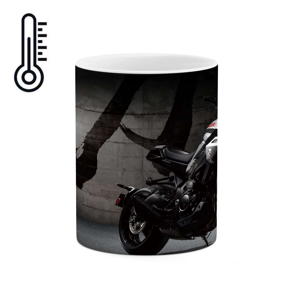 ماگ حرارتی طرح موتور سوار  مدل mgph13930