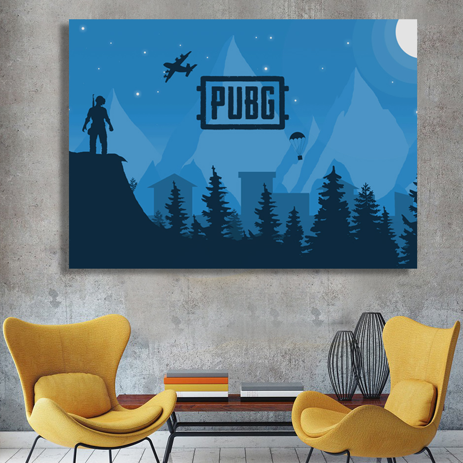 تابلو شاسی گالری استاربوی طرح بازی PubG مدل Amazing Game 2