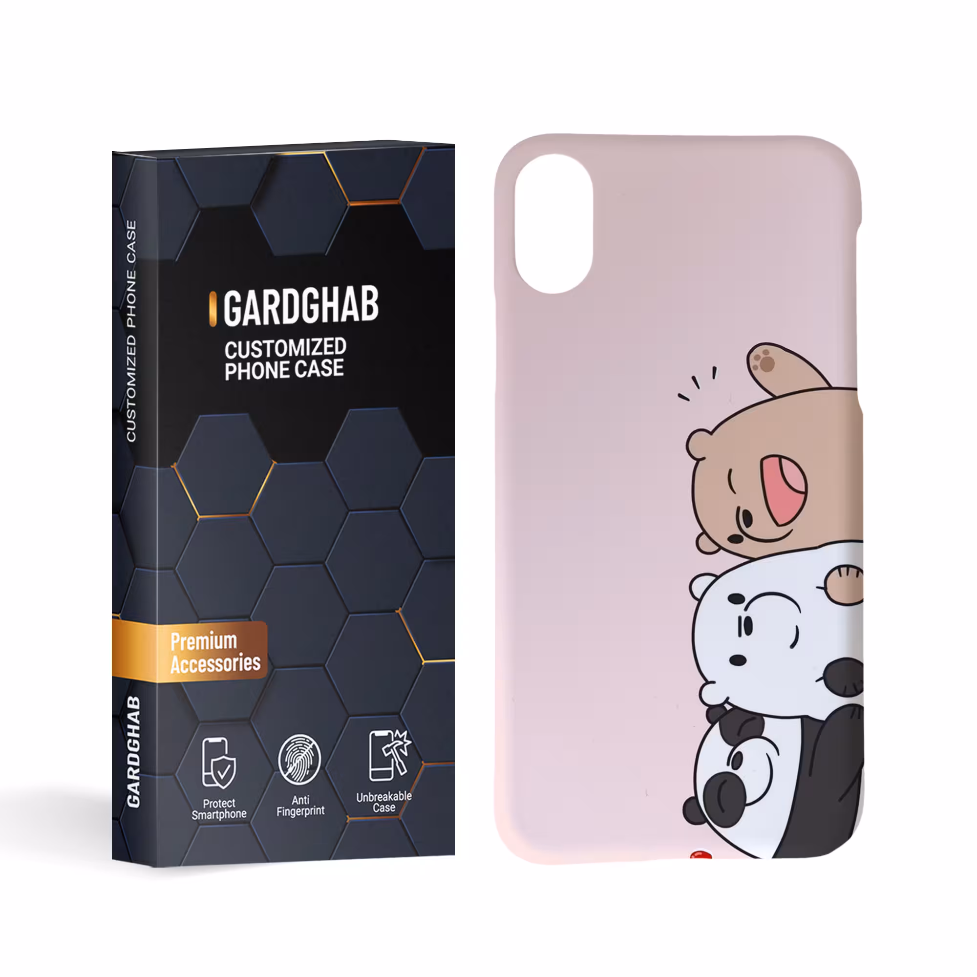 کاور گارد قاب مدل فانتزی مناسب برای گوشی موبایل اپل iphone x xs
