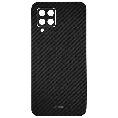 برچسب پوششی سلبیت مدل بافت دار فیبر کربن مناسب برای گوشی موبایل سامسونگ Galaxy A22 4G