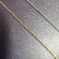 زنجیر دیپلمات استیل سایز03 طلایی و نقره ای (رنگ ثابت )