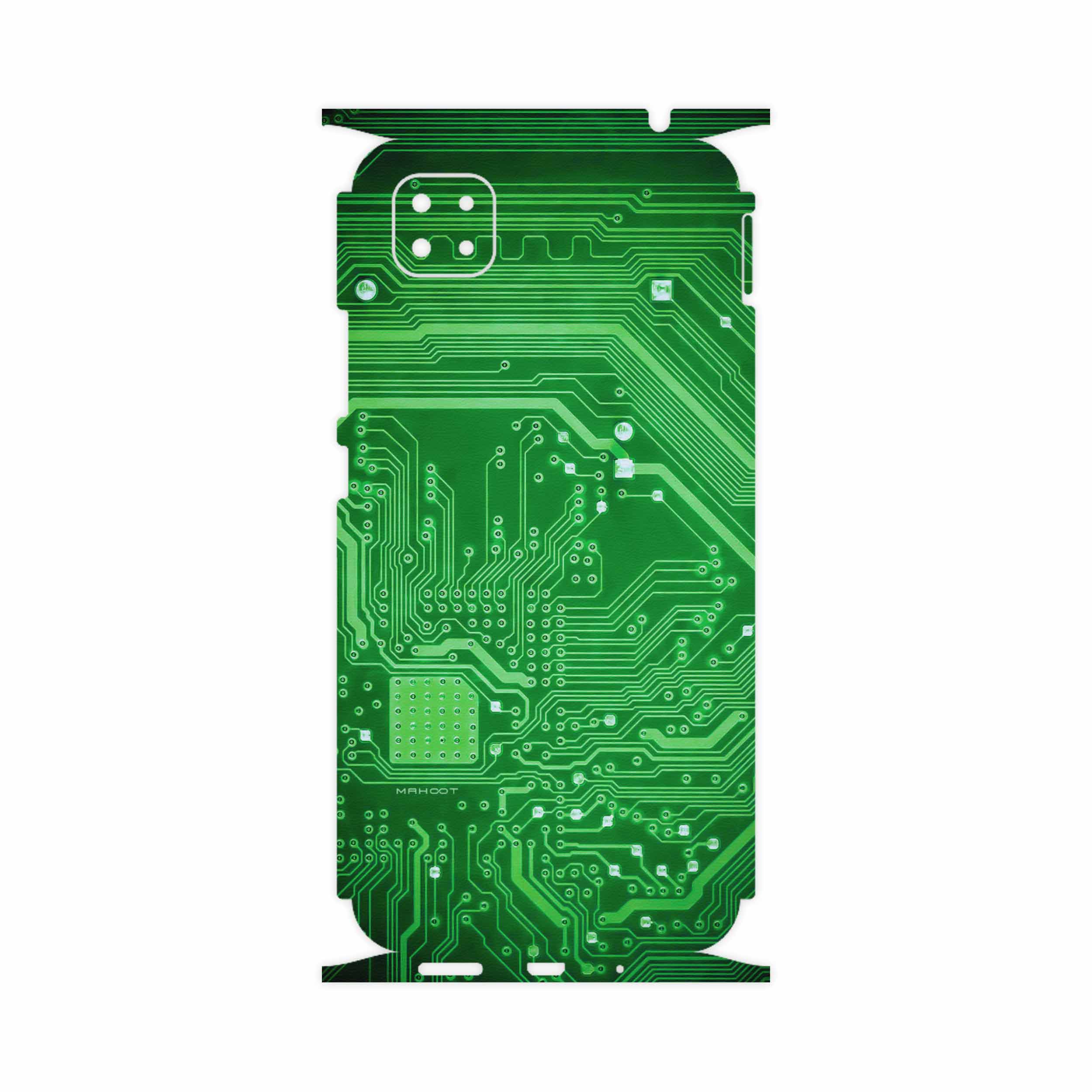 برچسب پوششی ماهوت مدل Green-Printed-Circuit-Board-FullSkin مناسب برای گوشی موبایل شیائومی Poco C3