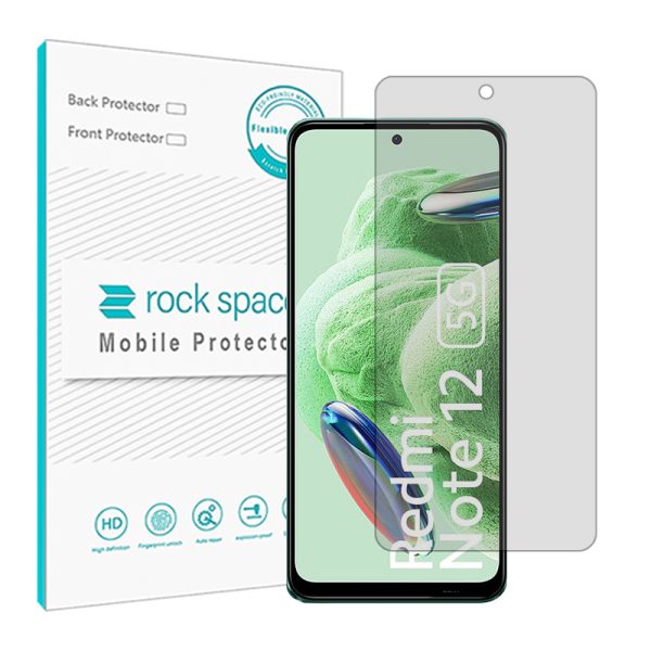 گلس شیائومی Redmi Note 12 5G مدل نانو هیدروژل شفاف برند راک اسپیس کد S