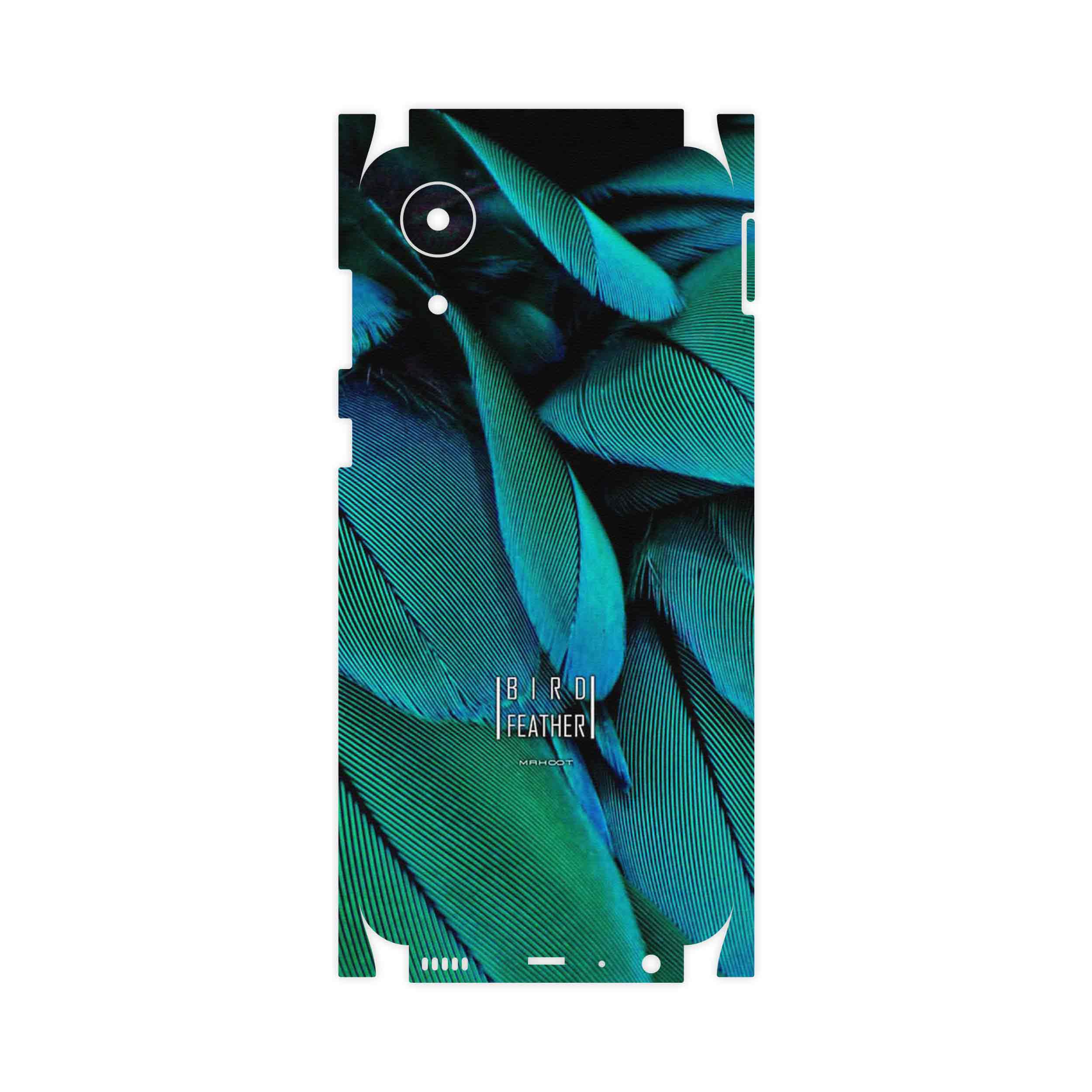 برچسب پوششی ماهوت مدل Green Feather-FullSkin مناسب برای گوشی موبایل سامسونگ Galaxy A03 Core