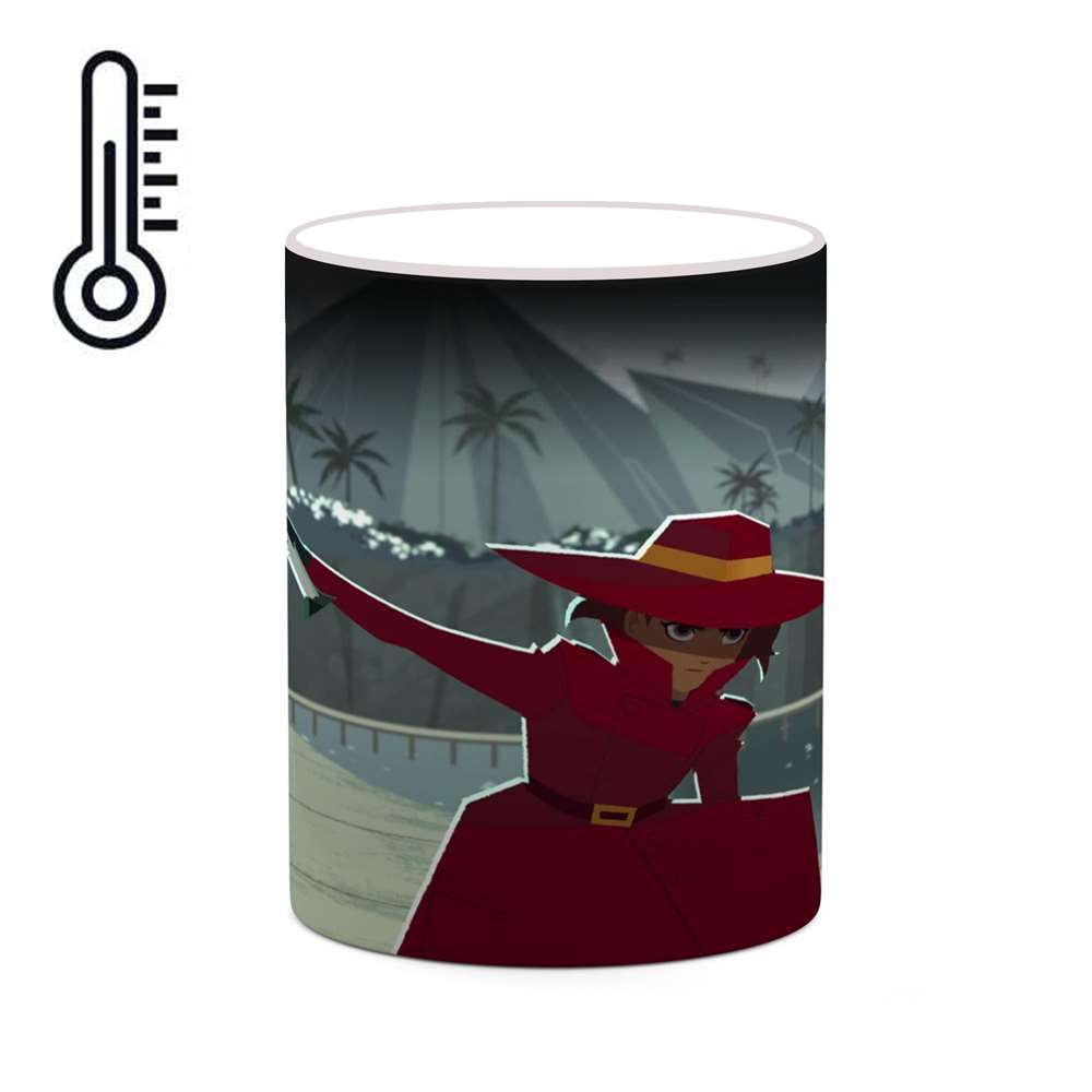 ماگ حرارتی کاکتی طرح کارتون Carmen Sandiego مدل mgh22368