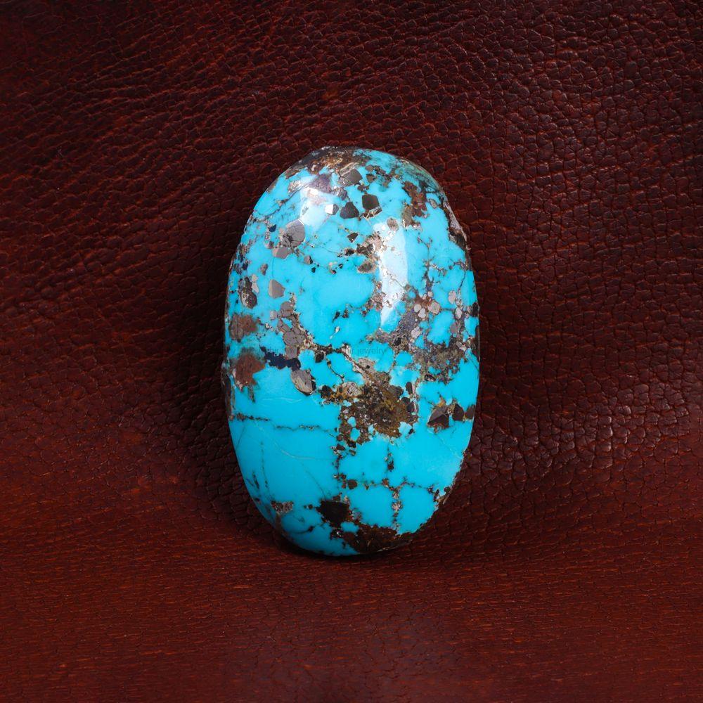 نگین فیروزه شجری کد 14446 - جواهری مشاهیر