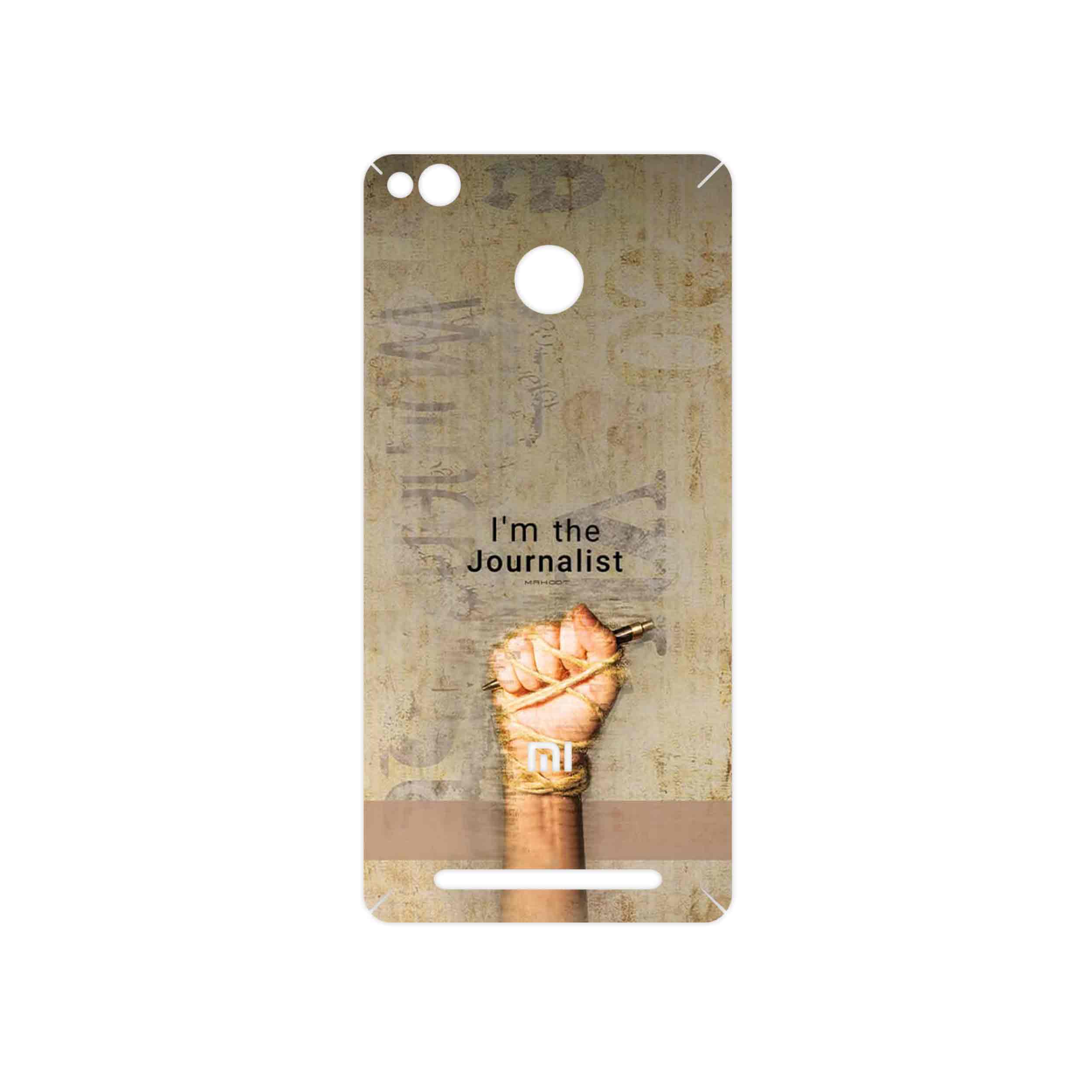 برچسب پوششی ماهوت مدل Journalist مناسب برای گوشی موبایل شیائومی Redmi 3 Pro