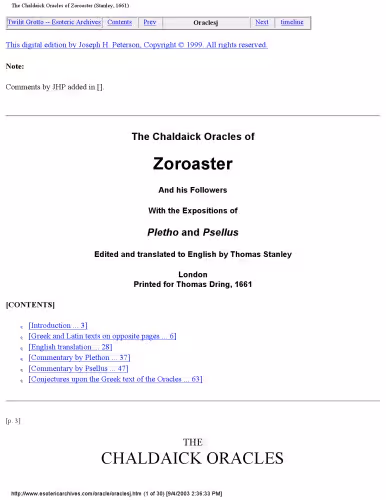 خرید و دانلود نسخه کامل کتاب The Chaldaean Oracles of Zoroaster