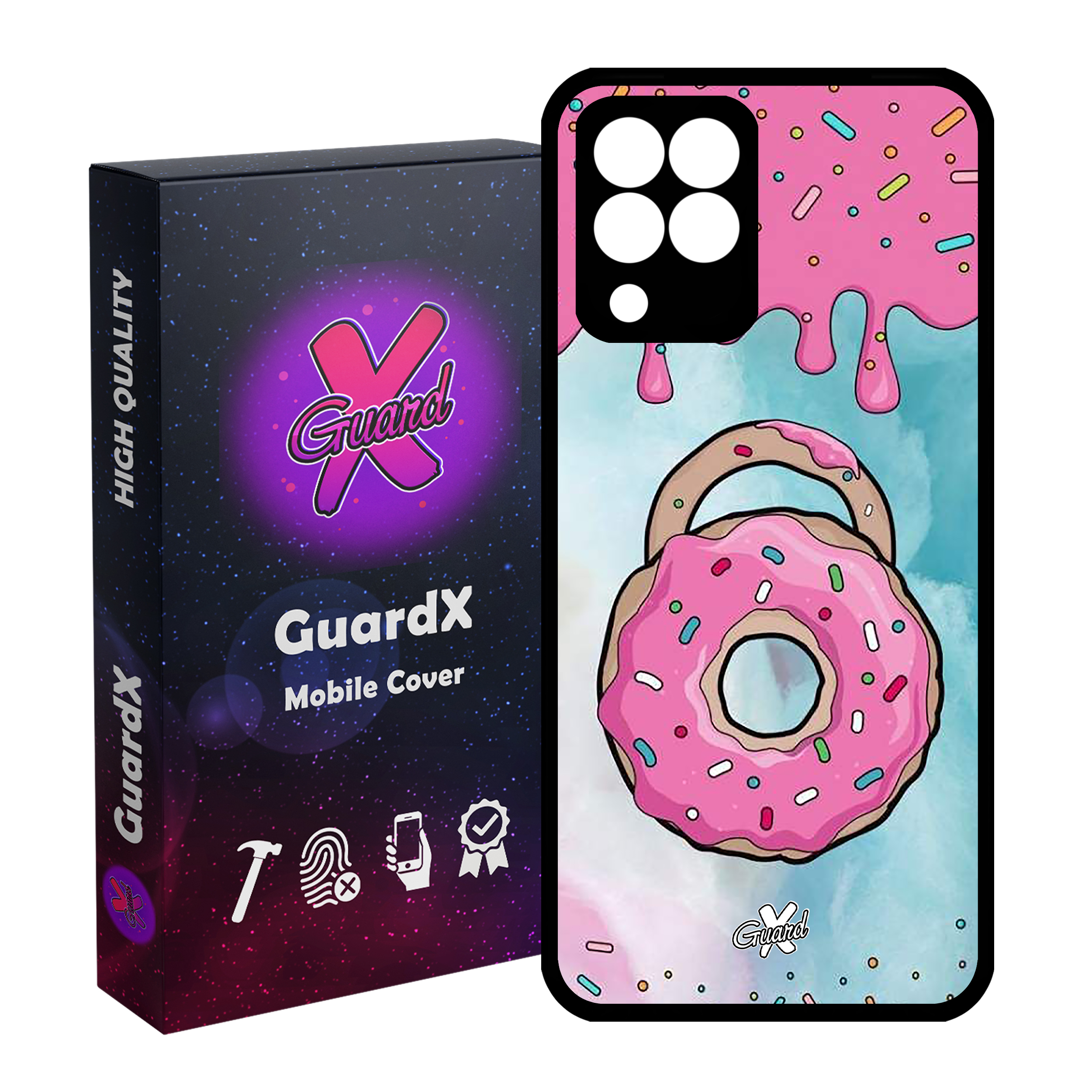 کاور گارد ایکس طرح Donut مدل Glass10069 مناسب برای گوشی موبایل سامسونگ Galaxy M33/M33 5G
