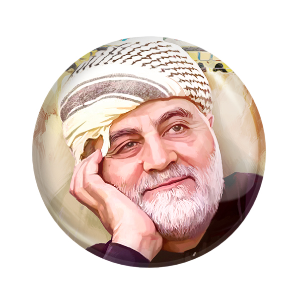 پیکسل خندالو مدل سردار قاسم سلیمانی کد 12598