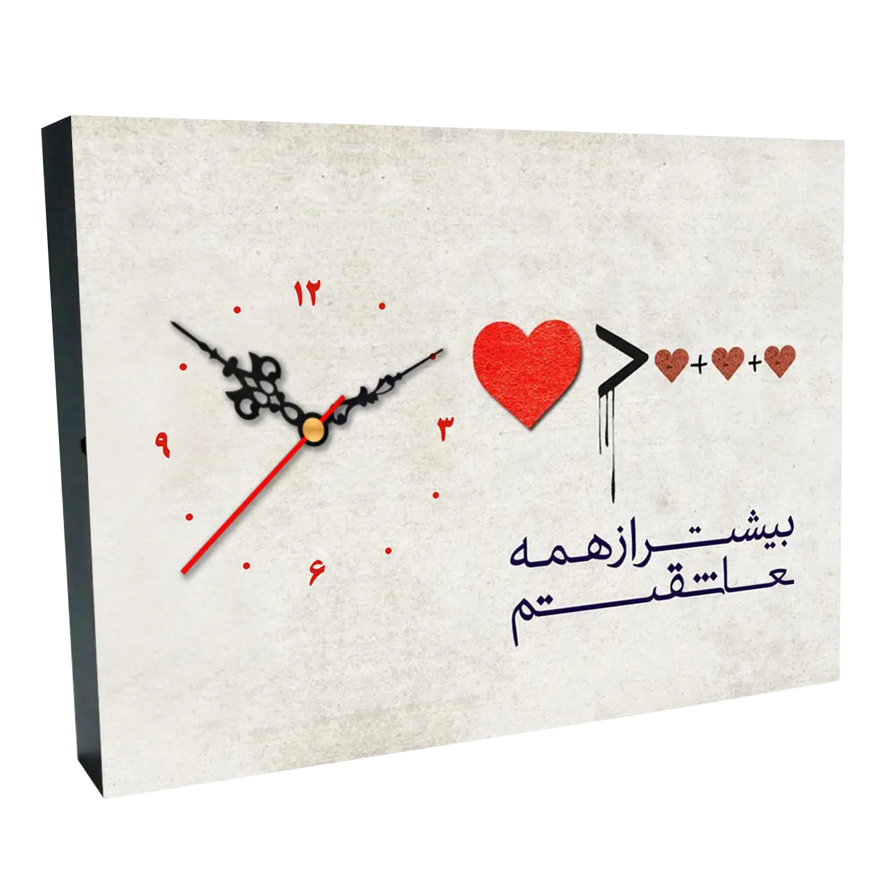 ساعت رومیزی عشق طرح J 4