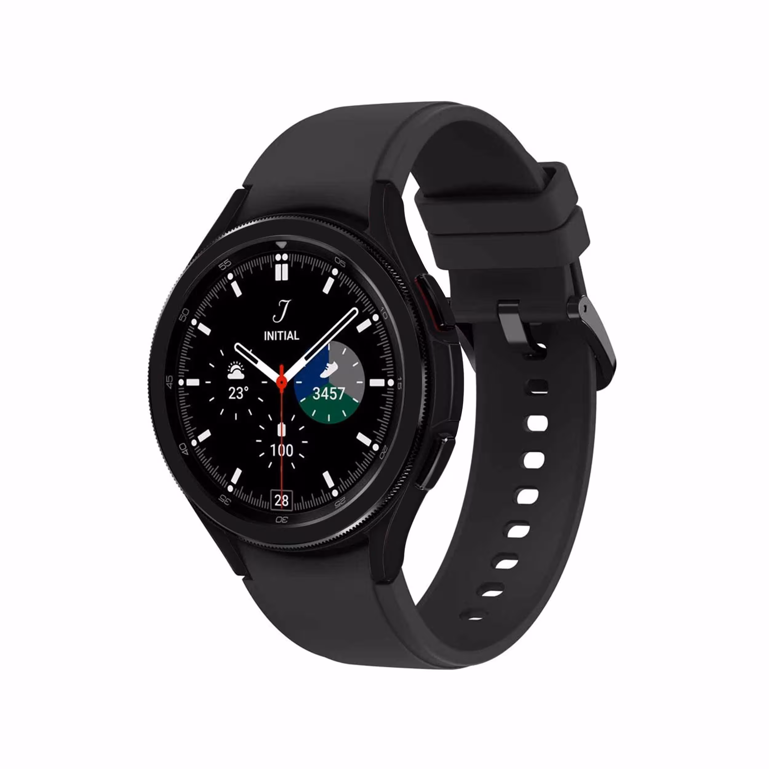 برچسب ماهوت طرح Matte Black مناسب برای ساعت هوشمند سامسونگ Watch4 Classic 46mm