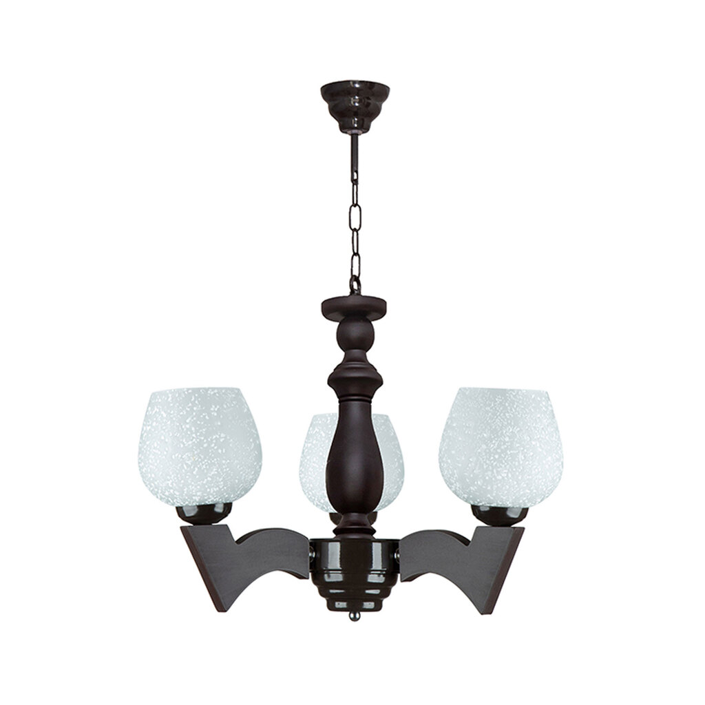 لوستر سه شعله چشمه نور کد G668/3-BR