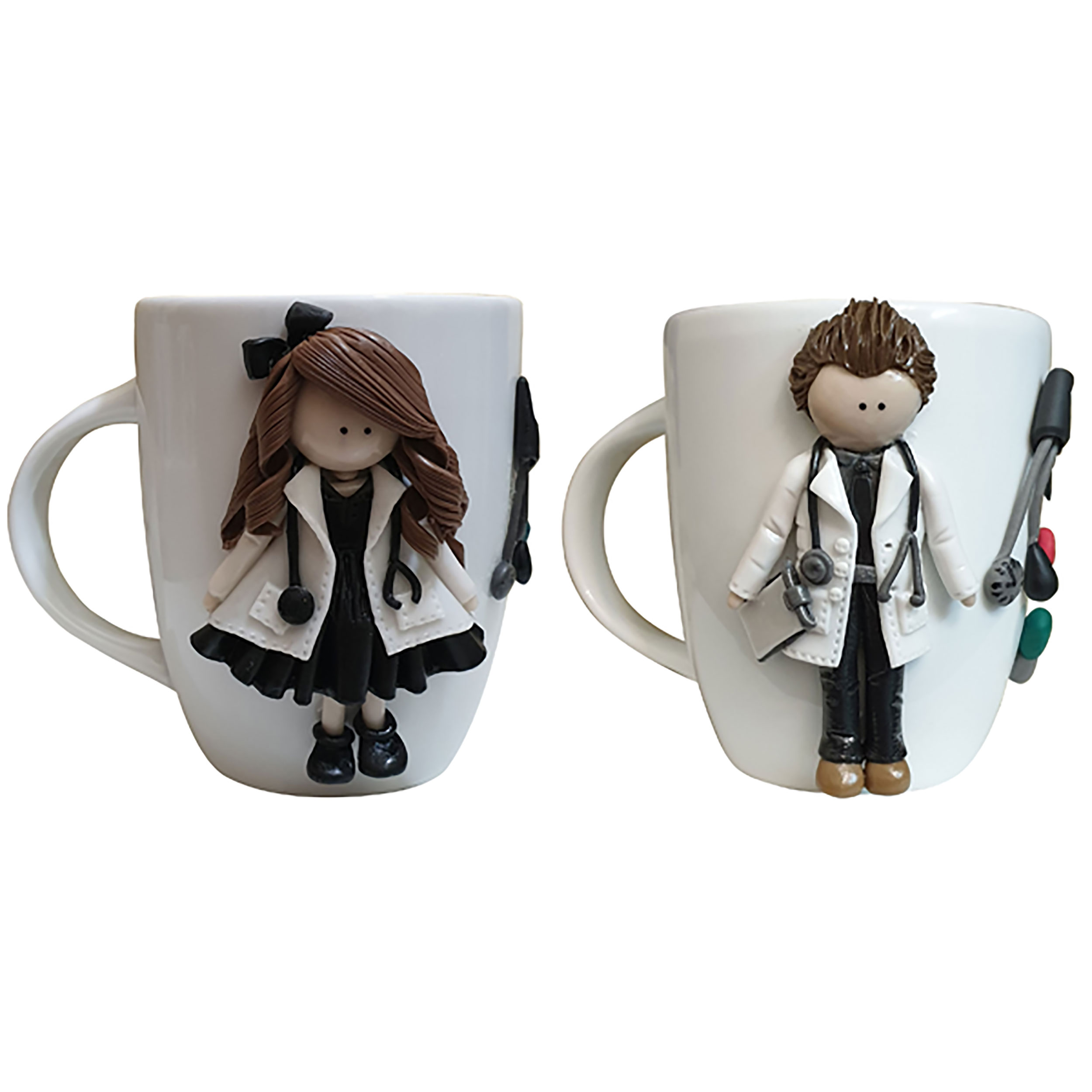 ماگ مدل پزشک کد C_20001 مجموعه 2 عددی