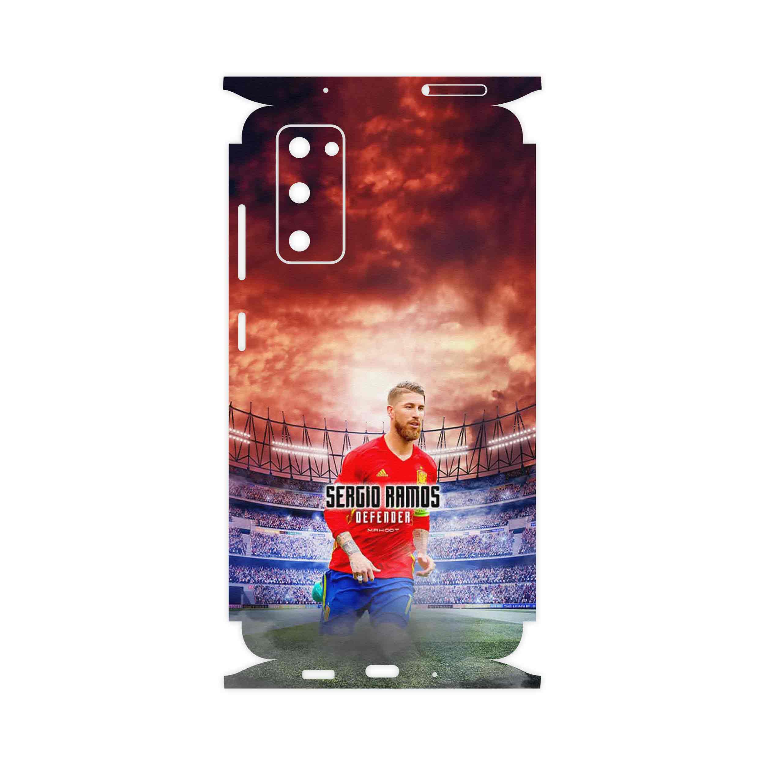 برچسب پوششی ماهوت مدل Sergio Ramos-FullSkin مناسب برای گوشی موبایل سامسونگ Galaxy S20 FE
