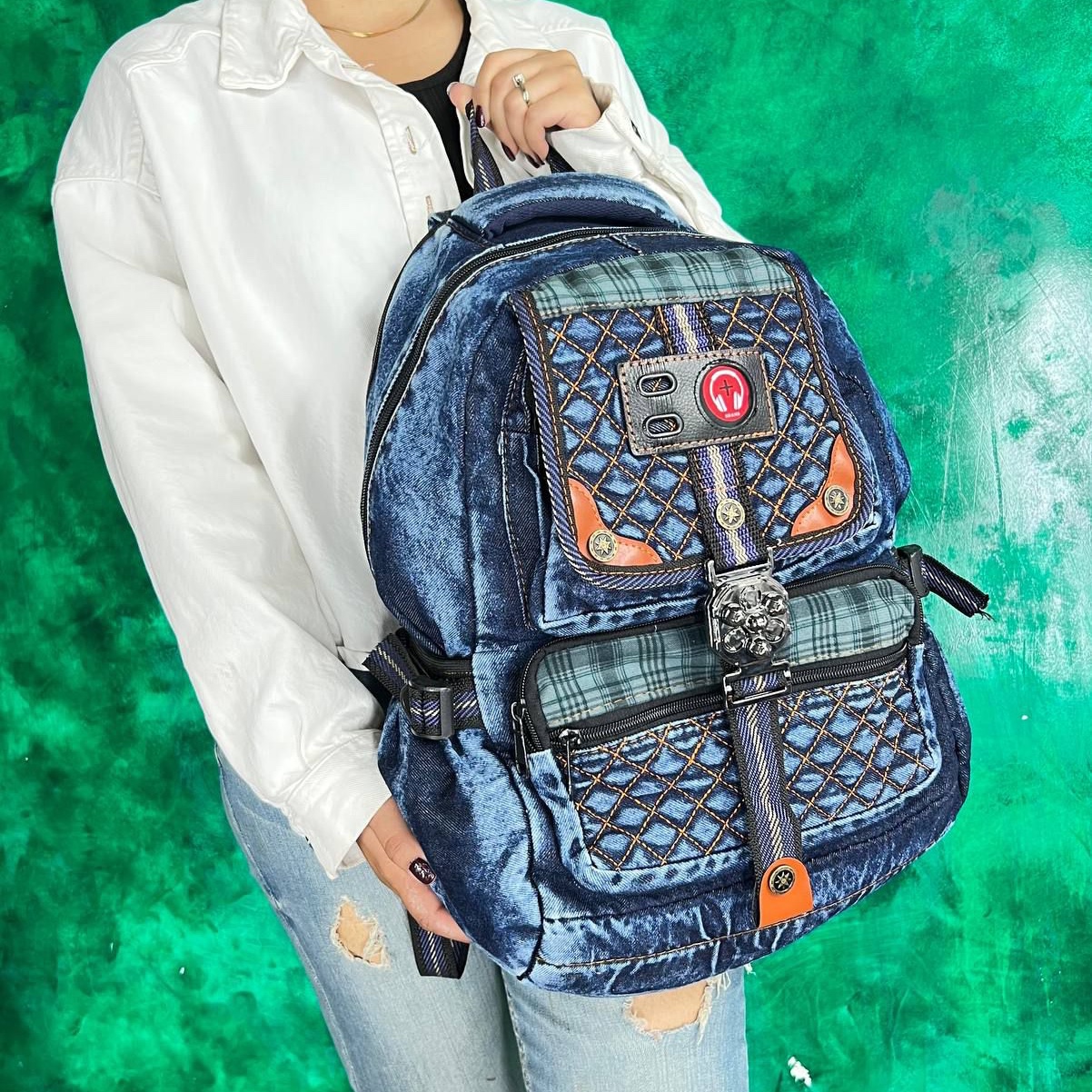 کوله پشتی دانشجویی جنس لی خارجی