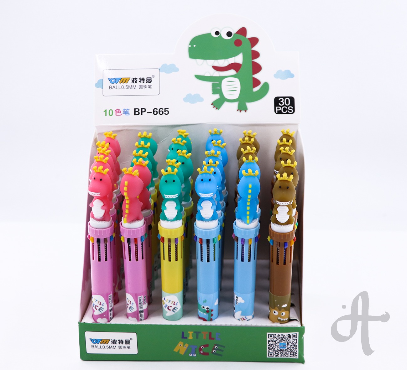 خودکار 10 رنگ دایناسوری