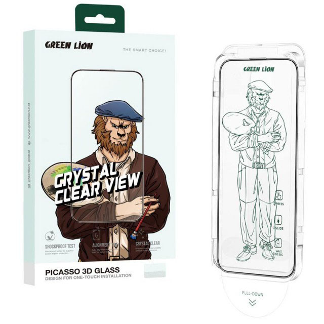 محافظ صفحه نمایش گرین لاین مدل Picasso 3D مناسب برای گوشی موبایل اپل iphone 16 pro | کالا برتری