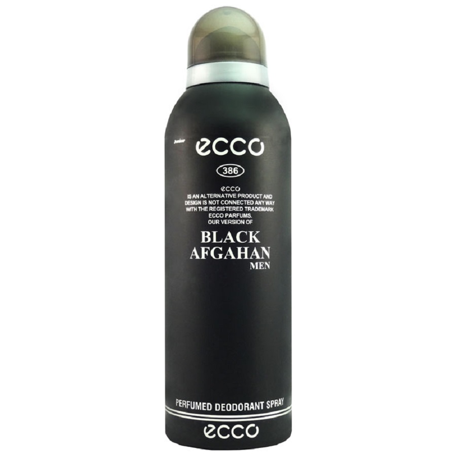 اسپری بدن مردانه اکو مدل بلک افغان rome secco