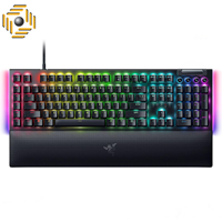 کیبورد گیمینگ مکانیکال ریزر BlackWidow V4 Yellow Switch
