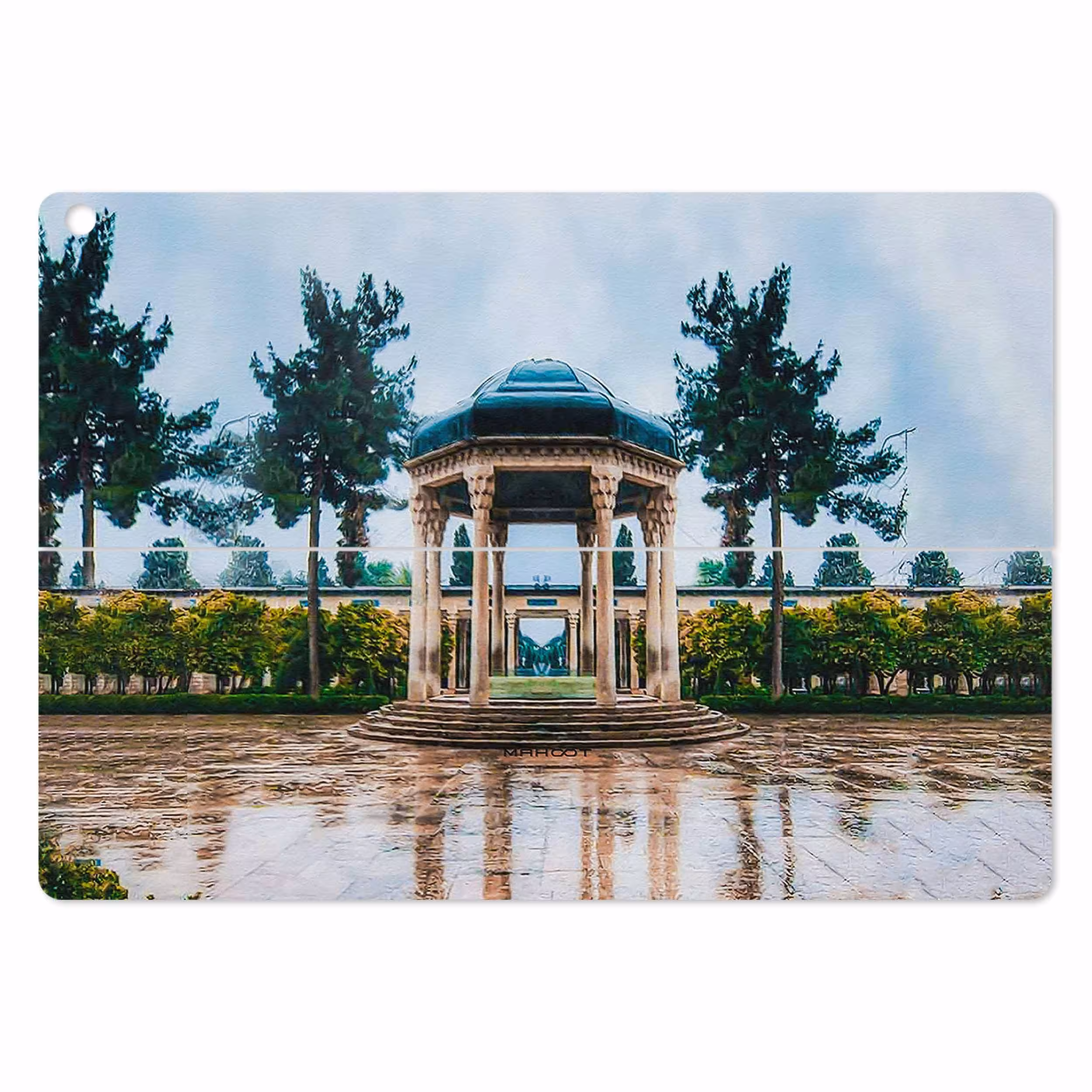 برچسب پوششی ماهوت مدل HAFEZ-Tomb مناسب برای تبلت ایسوس Transformer 3 Pro 2016