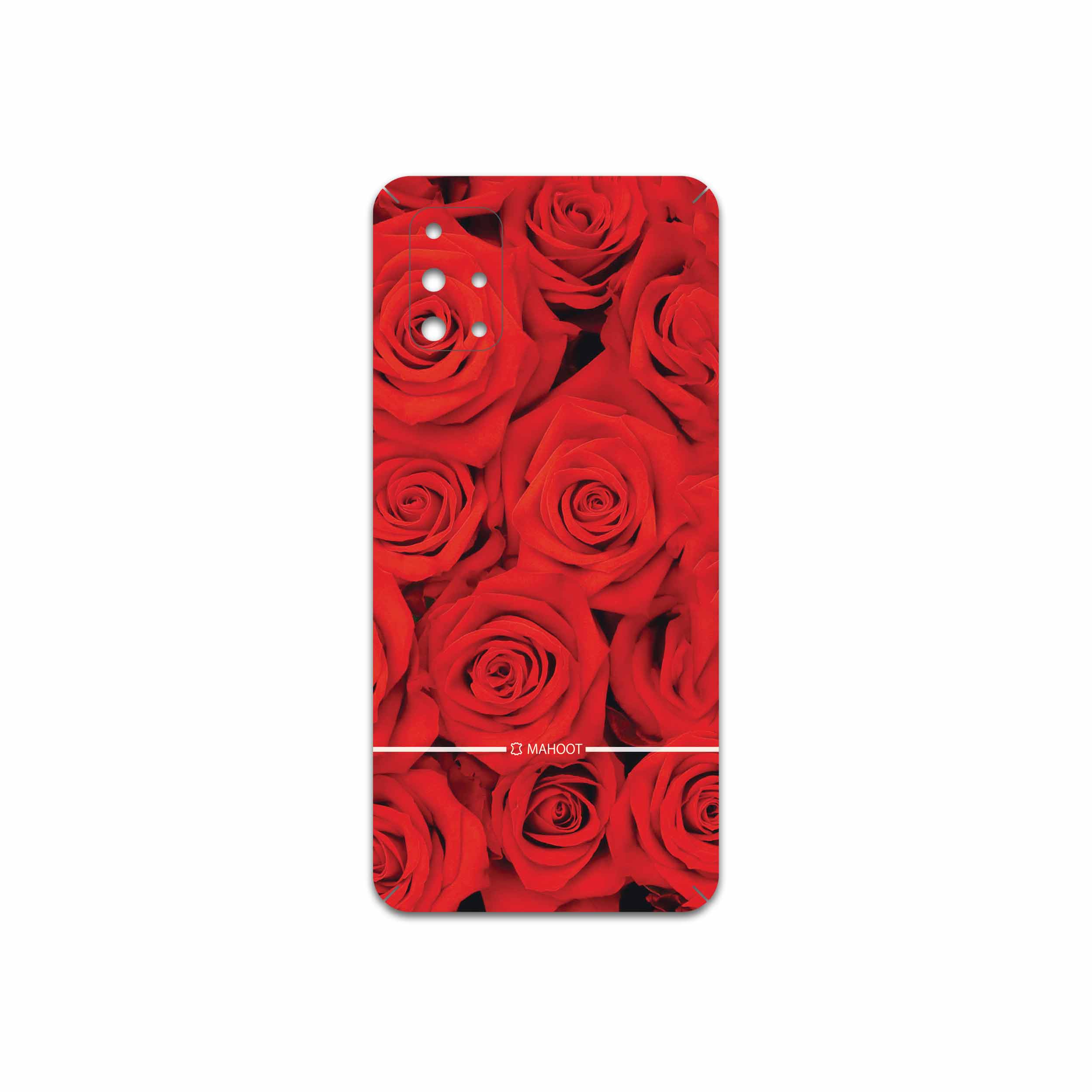 برچسب پوششی ماهوت مدل Red-Flower مناسب برای گوشی موبایل سامسونگ Galaxy M31S