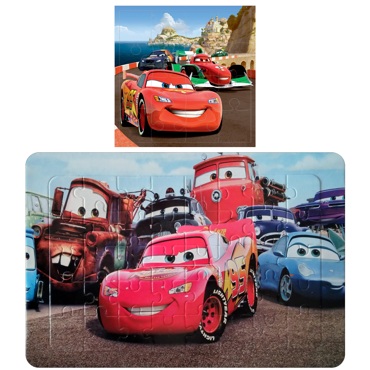 پازل 56 تکه طرح مک کوئین مجموعه 2 عددی