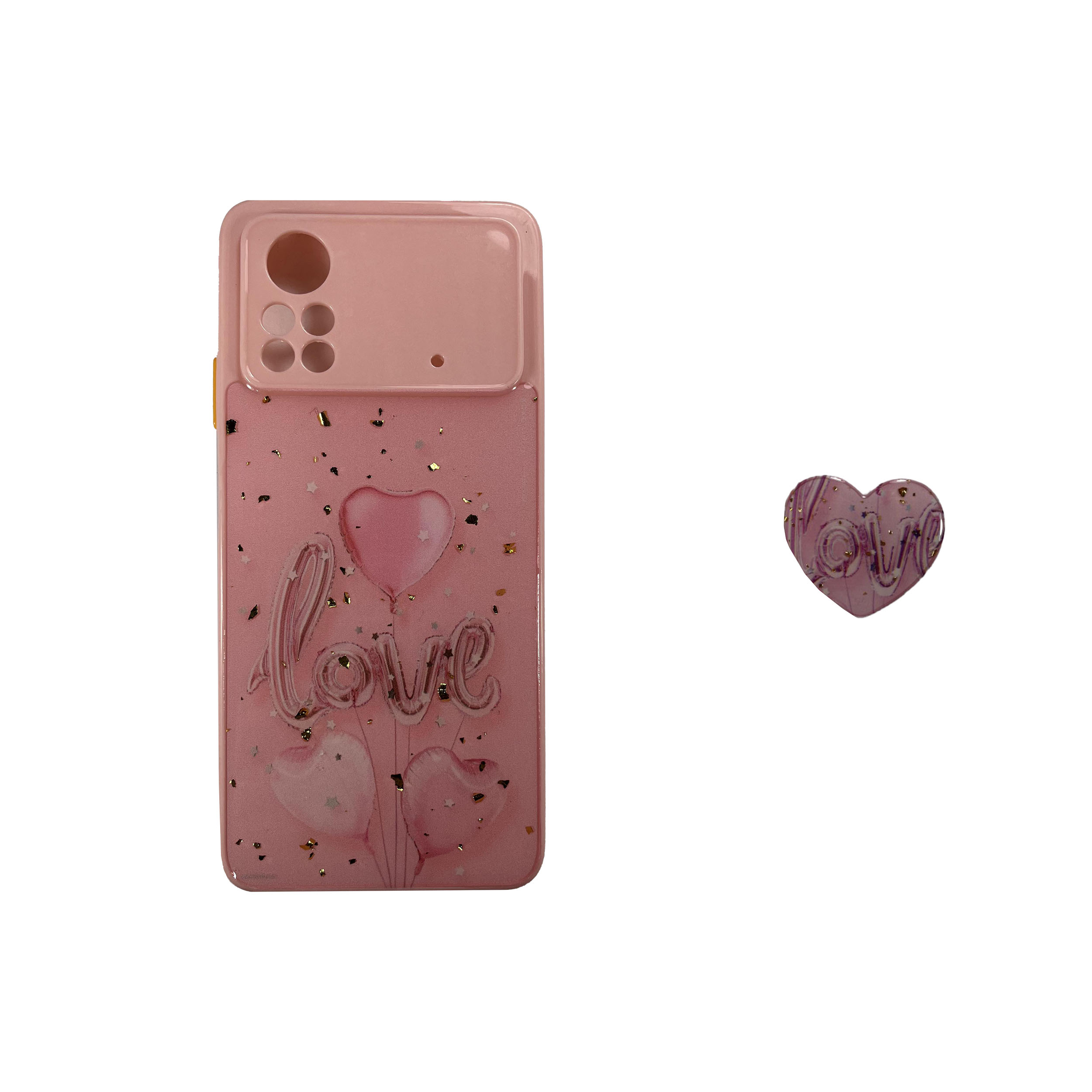 کاور مدل سیلیکونی مناسب برای گوشی موبایل شیائومی Redmi poco X4 pro به همراه پاپ سوکت