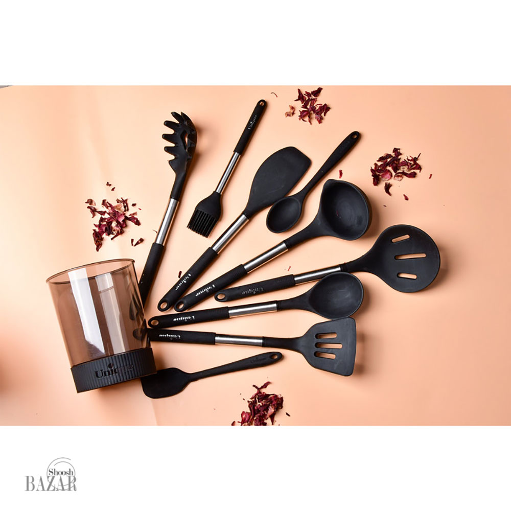 ست کفگیر و ملاقه 10 پارچه یونیک کد 1165