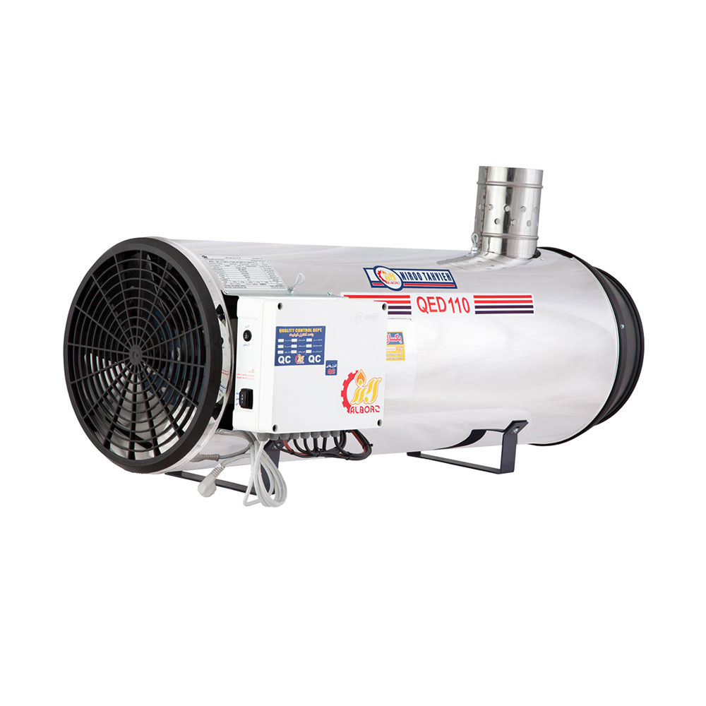 جت هیتر دوگانه سوز 60 هزار کیلوکالری نیرو تهویه البرز مدل QED-110
