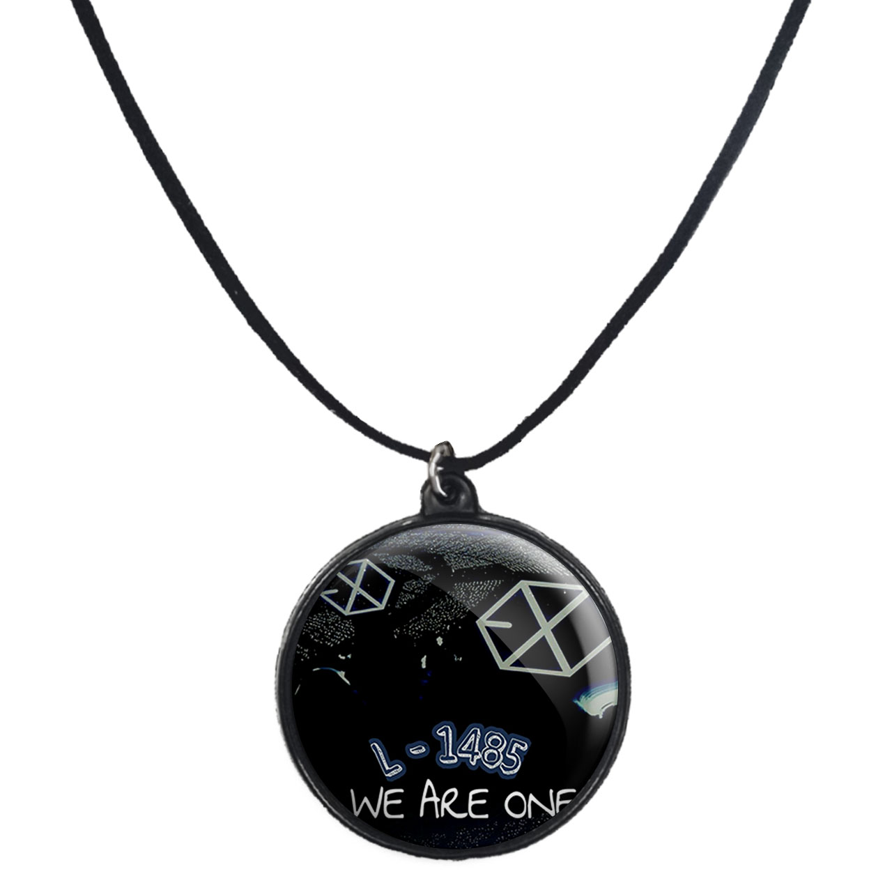 گردنبند پرمانه طرح exo کد pmb.14192 مدل دو طرفه