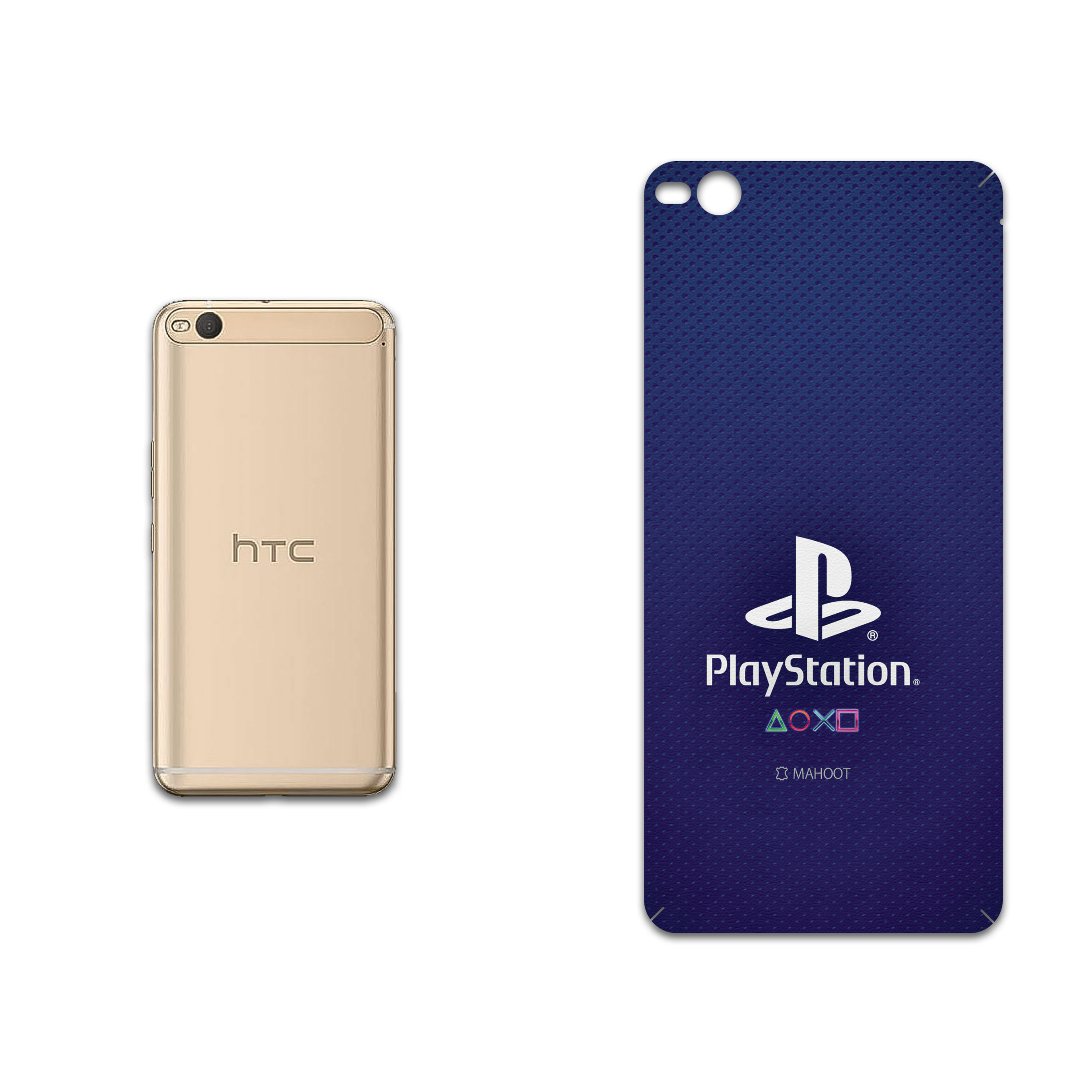 برچسب پوششی ماهوت مدل PlayStation مناسب برای گوشی موبایل اچ تی سی One X9