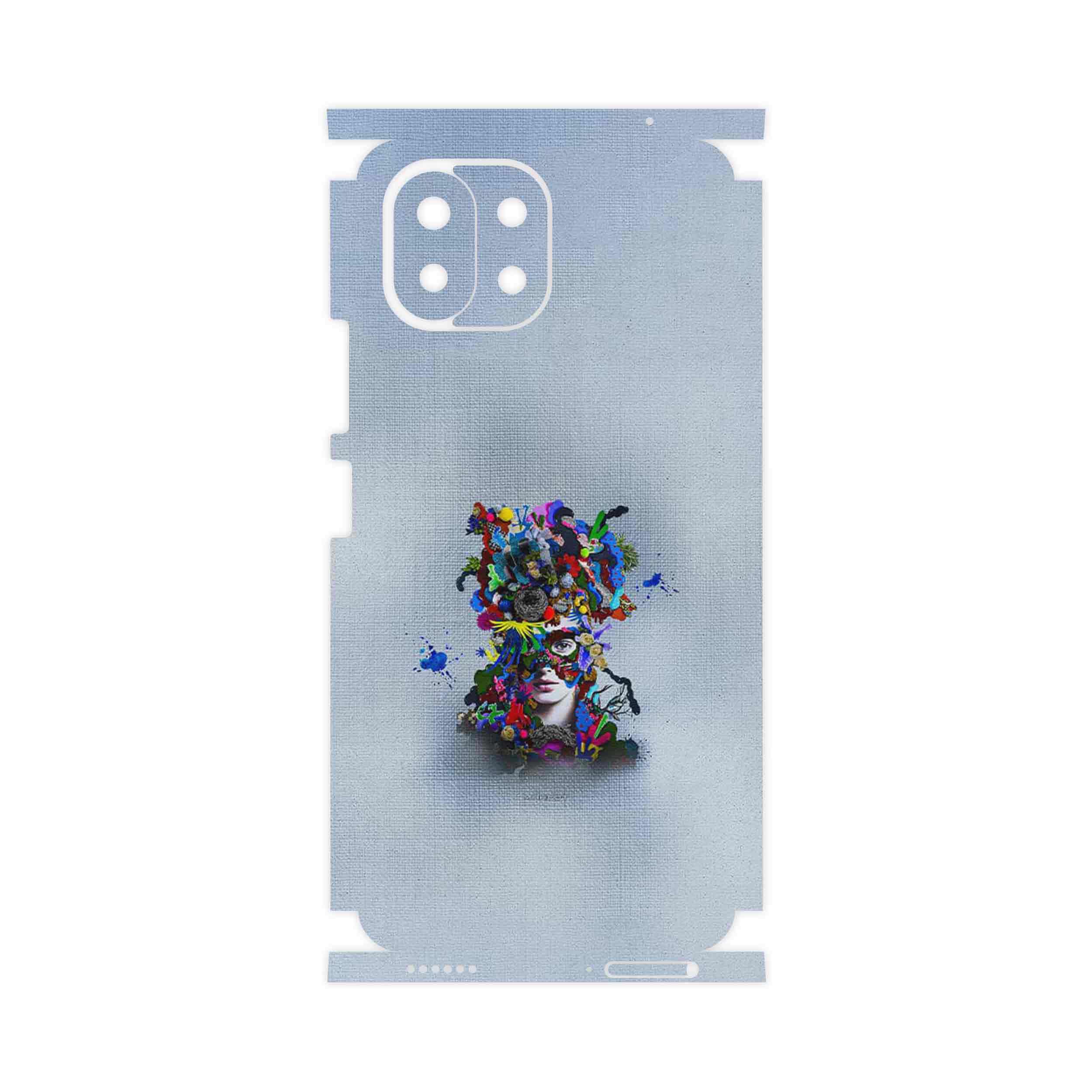 برچسب پوششی ماهوت مدل Collage of surreal Portrait of Women 4-FullSkin مناسب برای گوشی موبایل شیائومی MI 11 LITE