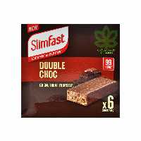 شکلات بار رژیمی دبل چوک 6 عدد اسلیم فست - slimfast
