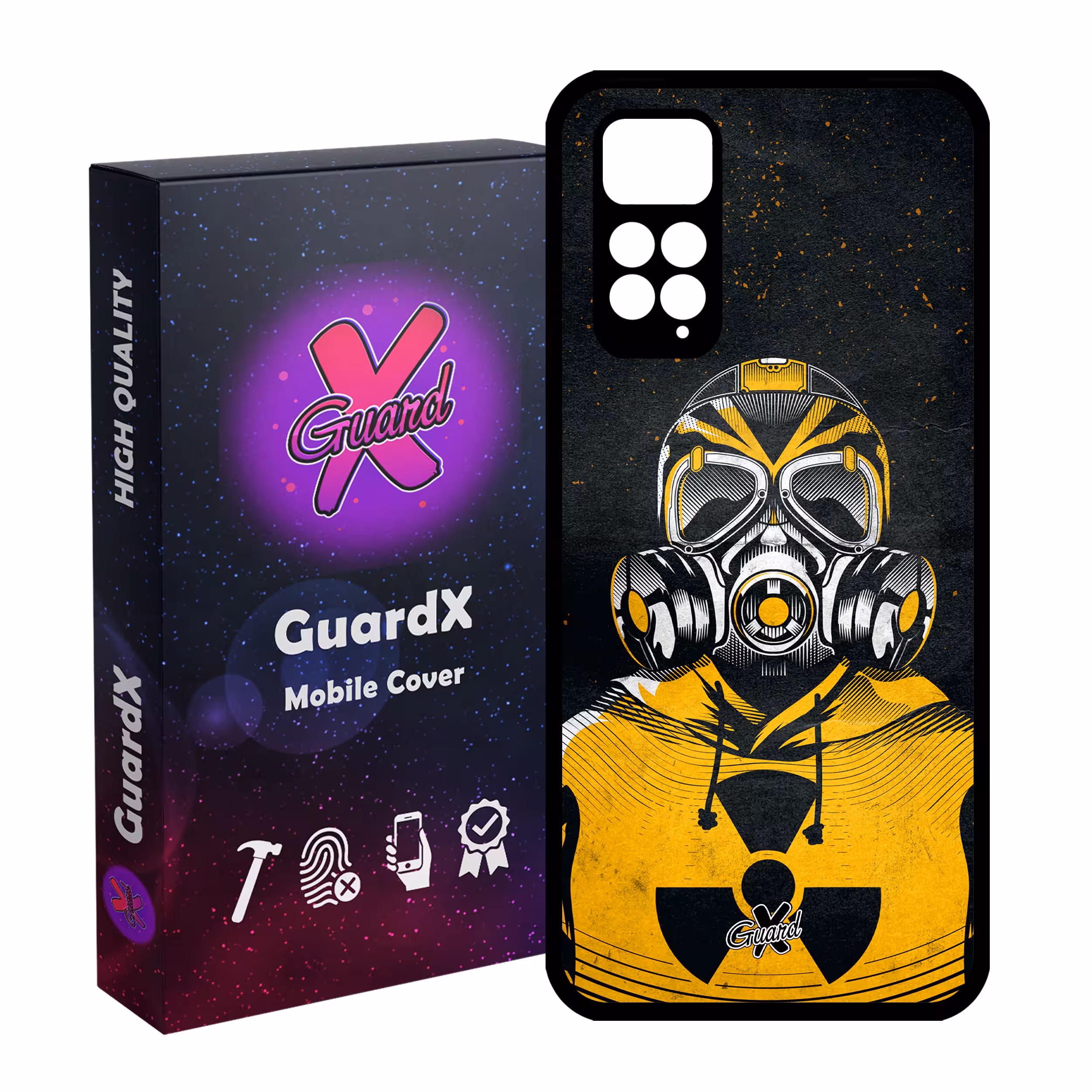 کاور گارد ایکس طرح Mask مدل Glass10164 مناسب برای گوشی موبایل شیائومی Redmi Note 11S/ Note 11 4G