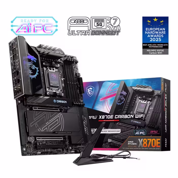 مادربرد ام اس آی مدل MPG X870E CARBON WIFI
