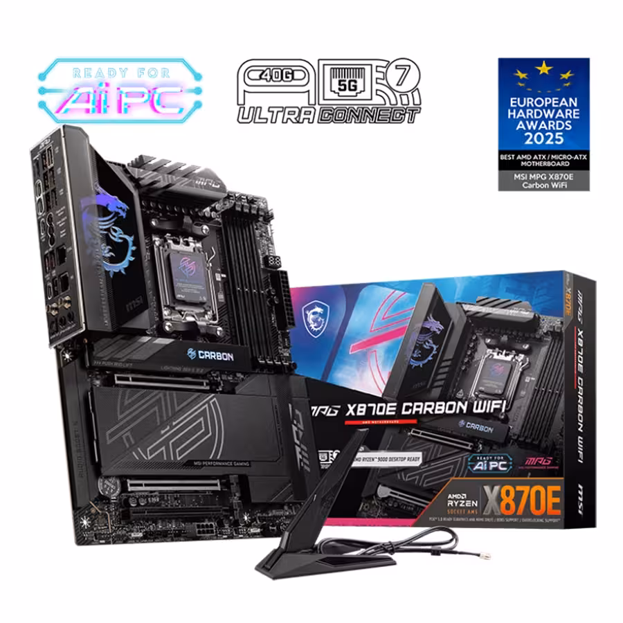 مادربرد ام اس آی مدل MPG X870E CARBON WIFI