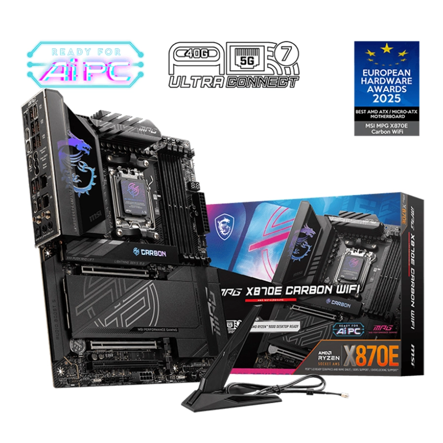 مادربرد ام اس آی مدل MPG X870E CARBON WIFI