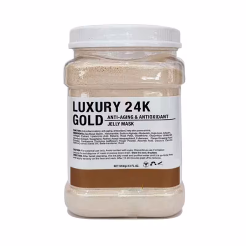 ماسک پودری هیدروژلی طلا 24k دکتر مینایر حجم650 گرم