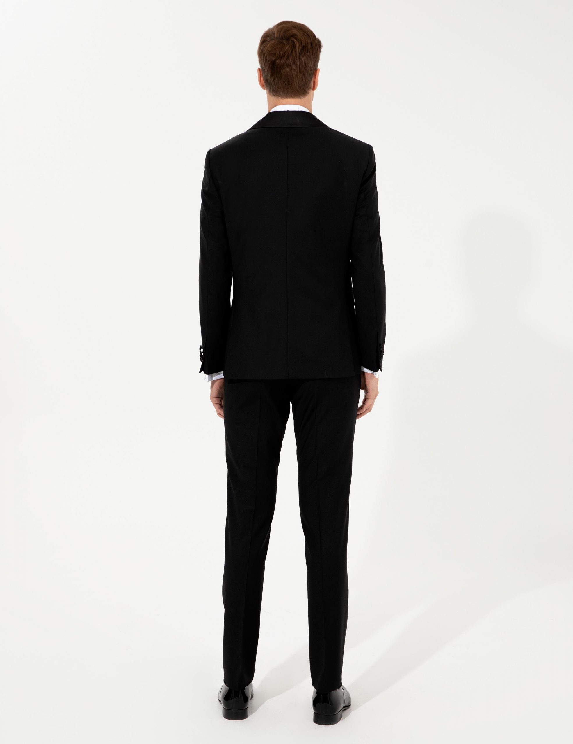 کت و شلوار مردانه مشکی کاشارل