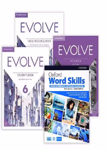 مجموعه کامل Evolve 6 کتاب زبان ایوالو 6 (کتاب دانش آموز  کتاب تمرین   کتاب ویدئو  فایل صوتی)